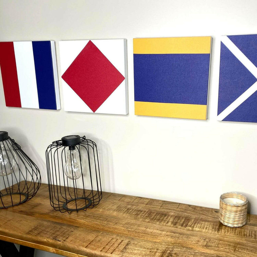 Nautical Signal Flag Canvas Wraps Posters, Prints, & Visual Artwork New England Trading Co 12" x 12" M 