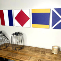 Thumbnail for Nautical Signal Flag Canvas Wraps Posters, Prints, & Visual Artwork New England Trading Co   