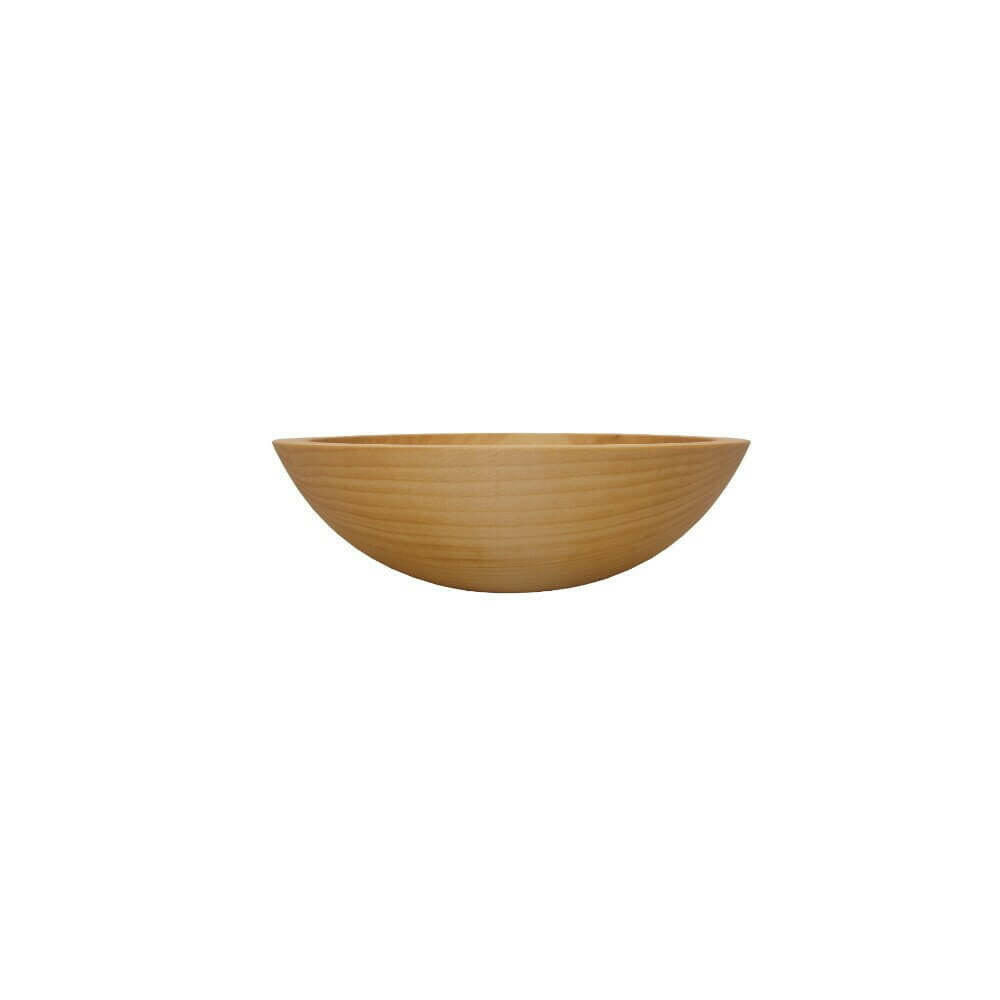Large Wooden Salad Bowl  15 Maple Bowl Set With Bee's Oil Finish