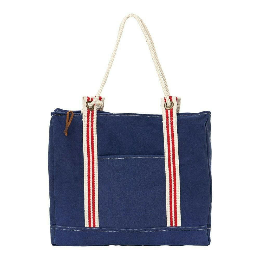Canvas Sailor Tote Bag Shopping Totes New England Trading Co   