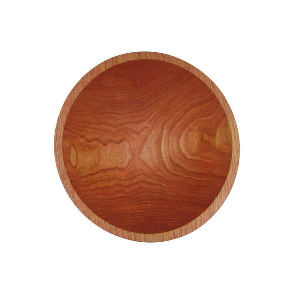 10 Inch Cherry Wooden Bowl Bowls American Farmhouse Bowls   