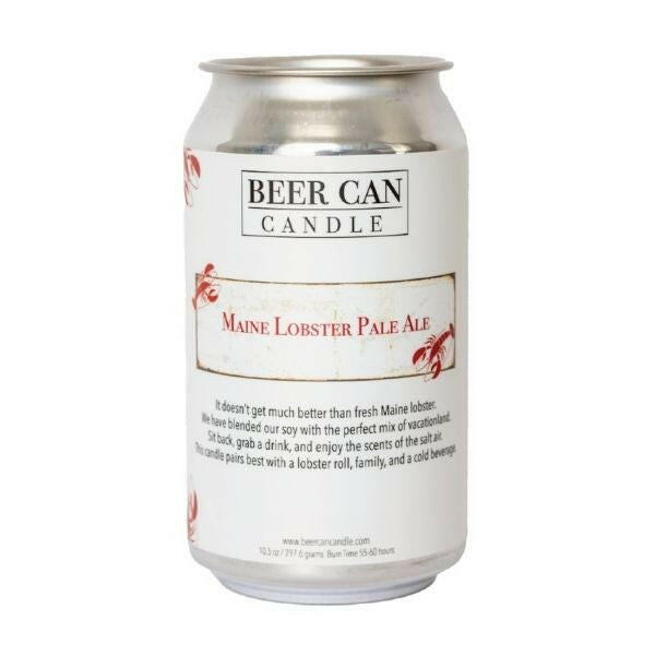 Maine Lobster Pale Ale Beer Can Candle Candles New England Trading Co   