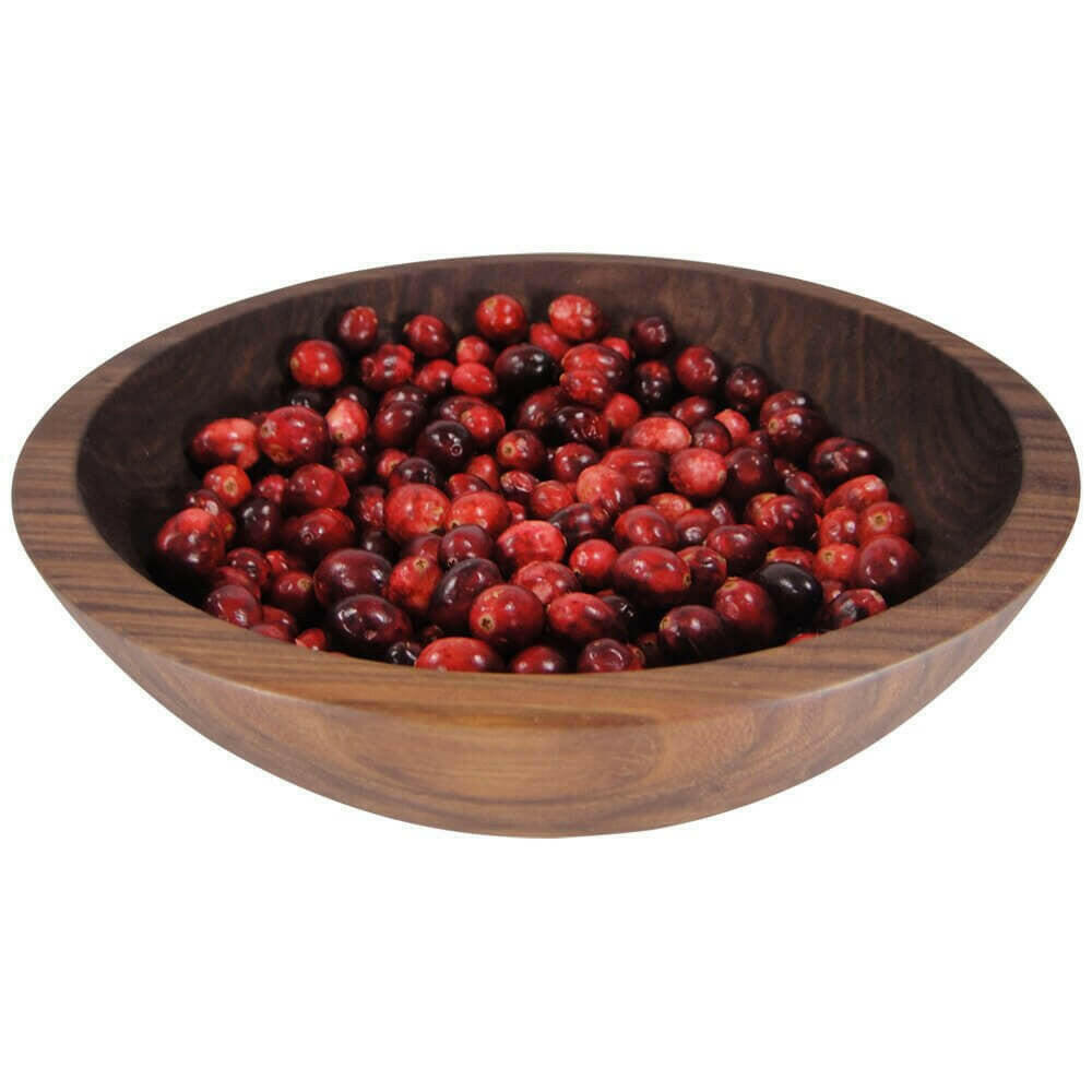 Black Walnut Wood Bowl, 10" Bowls American Farmhouse Bowls   