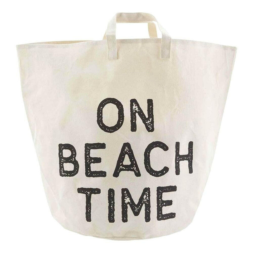Oversized Beach Bag Extra Large Tote Monogram Applique 