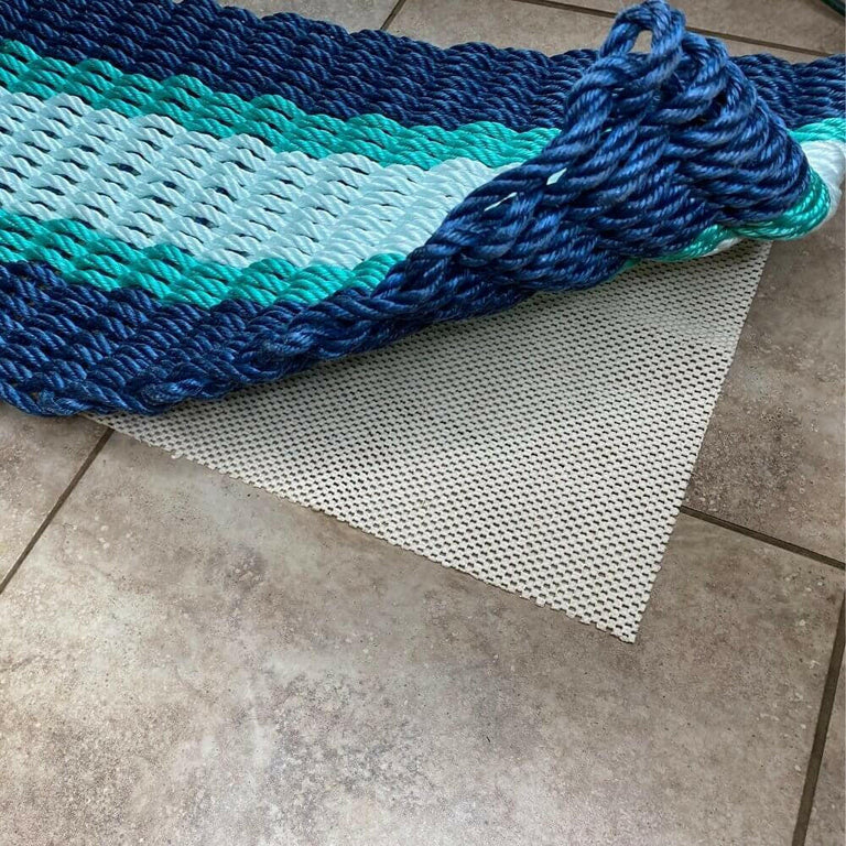 Lobster Rope Doormat, Made in Maine Rope Door Mat, Solid Dark Tan New