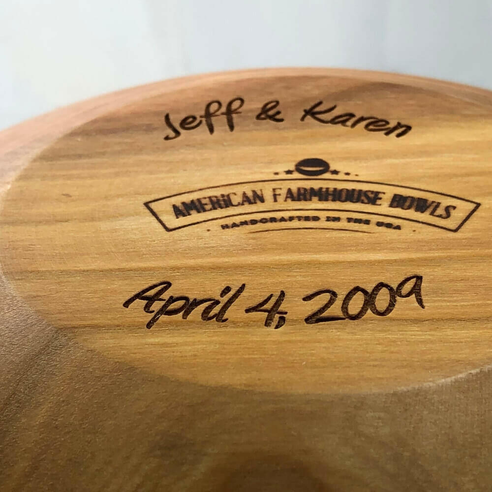 15-inch Walnut Wood Chopping Bowl & Mezzaluna Knife Set