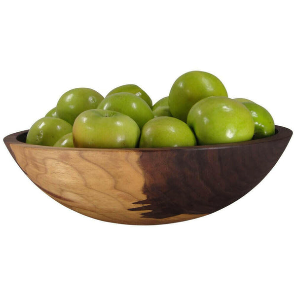 Black Walnut Wooden Bowl, 15" Bowls New England Trading Co   