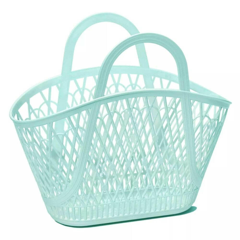 Retro Basket large blue Sun Jellies, blue