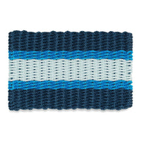 Thumbnail for Wicked Good Nautical Rope Doormat, Navy, Light Blue, Seafoam Door Mats Wicked Good Doormat   