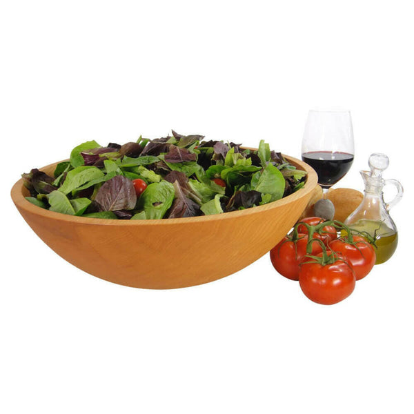 17 Inch Sugar Maple Wooden Bowl Bowls American Farmhouse Bowls   