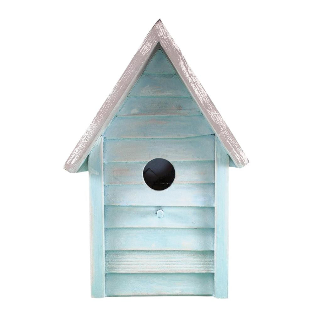 Coastal Cottage Birdhouse, 3 Colors Birdhouses New England Trading Co Blue  