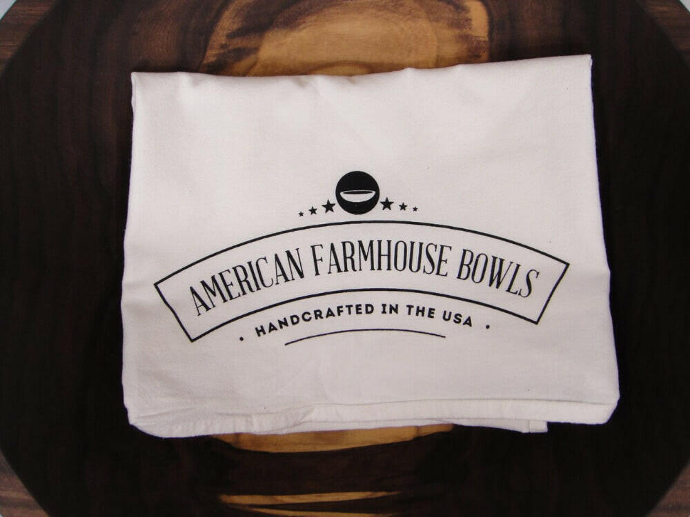 Black Walnut Wood Bowl, 10" Bowls American Farmhouse Bowls   