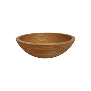 10 Inch Solid Red Oak Wooden Bowl Bowls American Farmhouse Bowls   