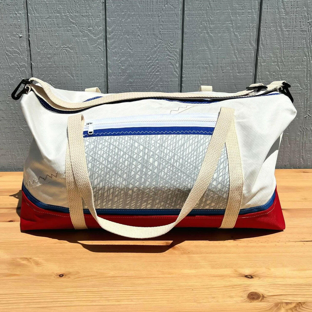 Recycled Sail Duffel Bag Duffel Bags New England Trading Co   