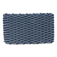 Thumbnail for ColorWave Nautical Rope Doormat, Navy & Hydrangea Door Mats ColorWave   