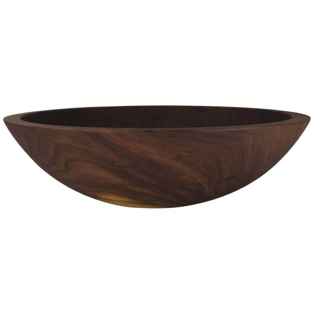Black Walnut Wooden Bowl, 12" Bowls American Farmhouse Bowls   