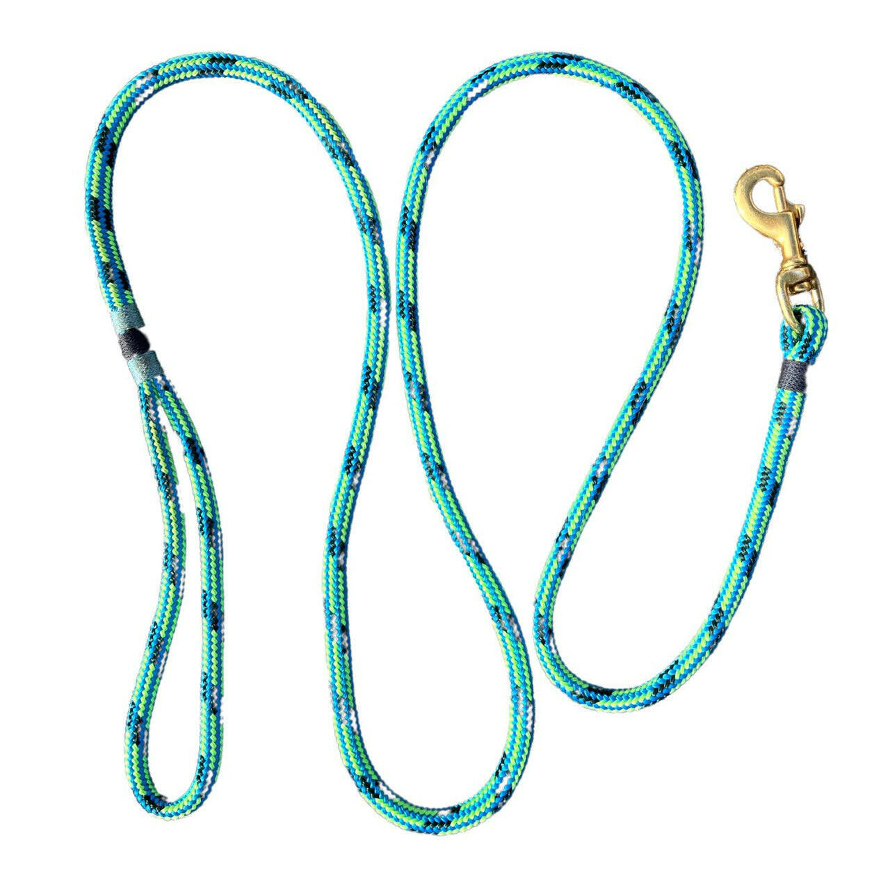 Nautical Rope Dog Leash, Authentic Yacht Braid Pet Leashes New England Trading Co Multi-Green  