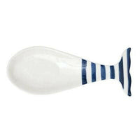 Thumbnail for Ceramic Whale Tail Spoon Rest Serveware Accessories New England Trading Co   