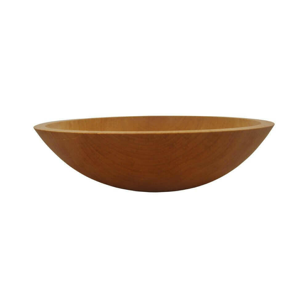 12 Inch Sugar Maple Wooden Salad Bowl Bowls American Farmhouse Bowls   