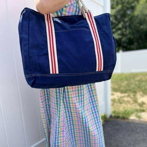 Canvas Sailor Tote Bag Shopping Totes New England Trading Co   