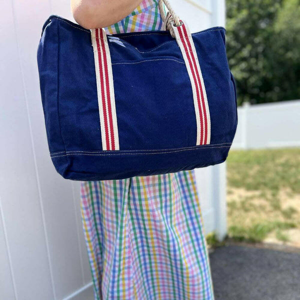 Canvas Sailor Tote Bag Shopping Totes New England Trading Co   