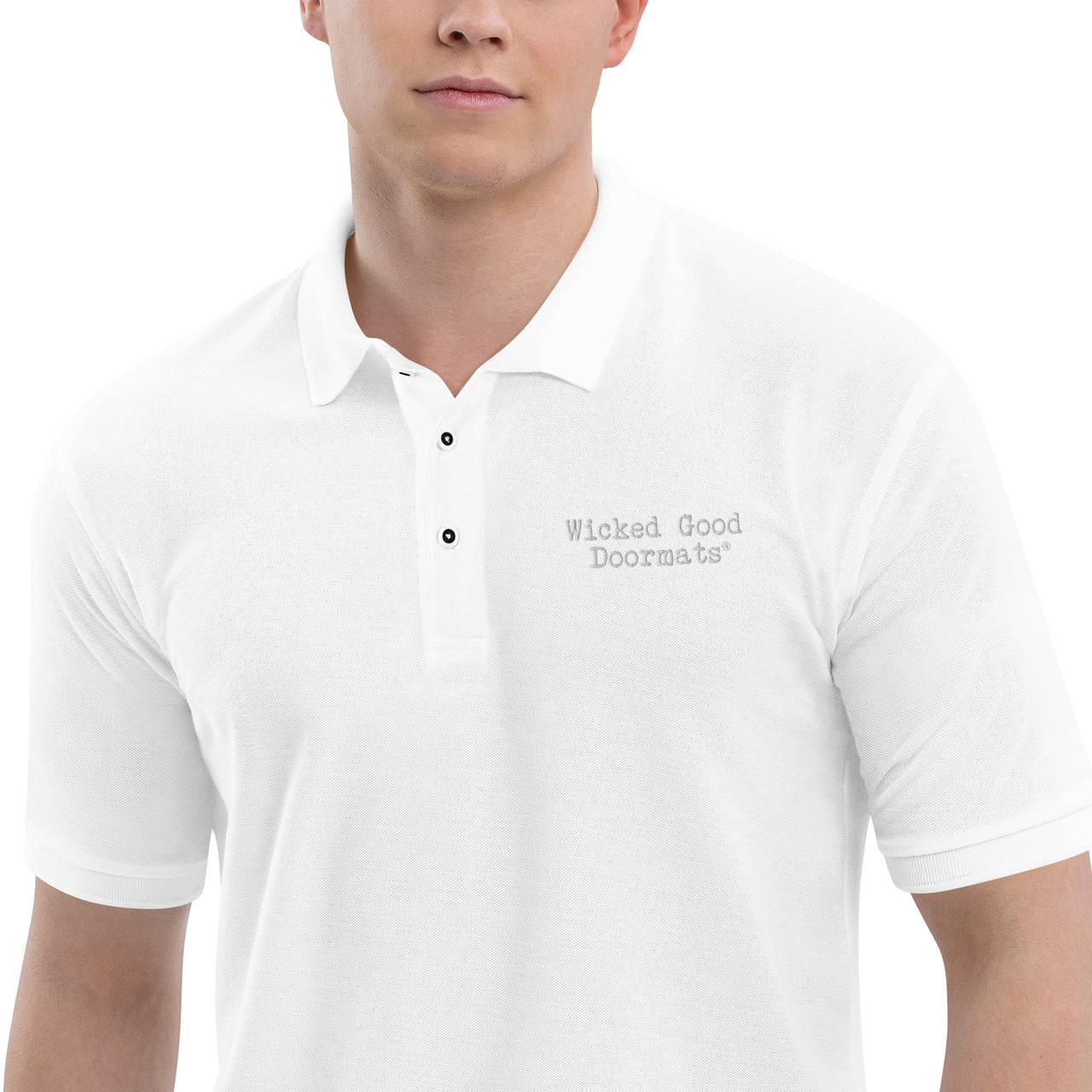 Men's Premium Polo Shirts & Tops New England Trading Co White S 