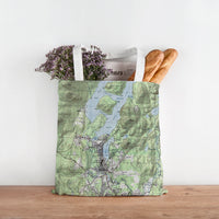 Thumbnail for Nautical Chart Tote Bag, Locations in New York