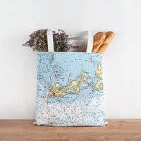 Thumbnail for Nautical Chart Tote Bags, Florida Coastal Maps
