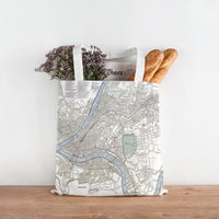 Thumbnail for Nautical Chart Tote Bag, Locations in Pennsylvania